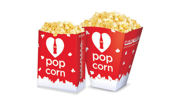 Free Popcorn at Cinemark