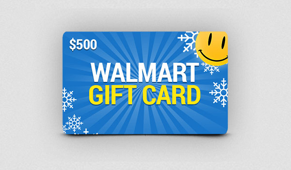 Holiday Walmart Gift Card