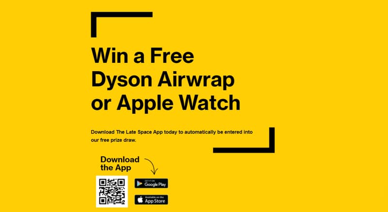 A Golden Opportunity to Win an Apple Watch and or Dyson Airwrap From the Late Space App