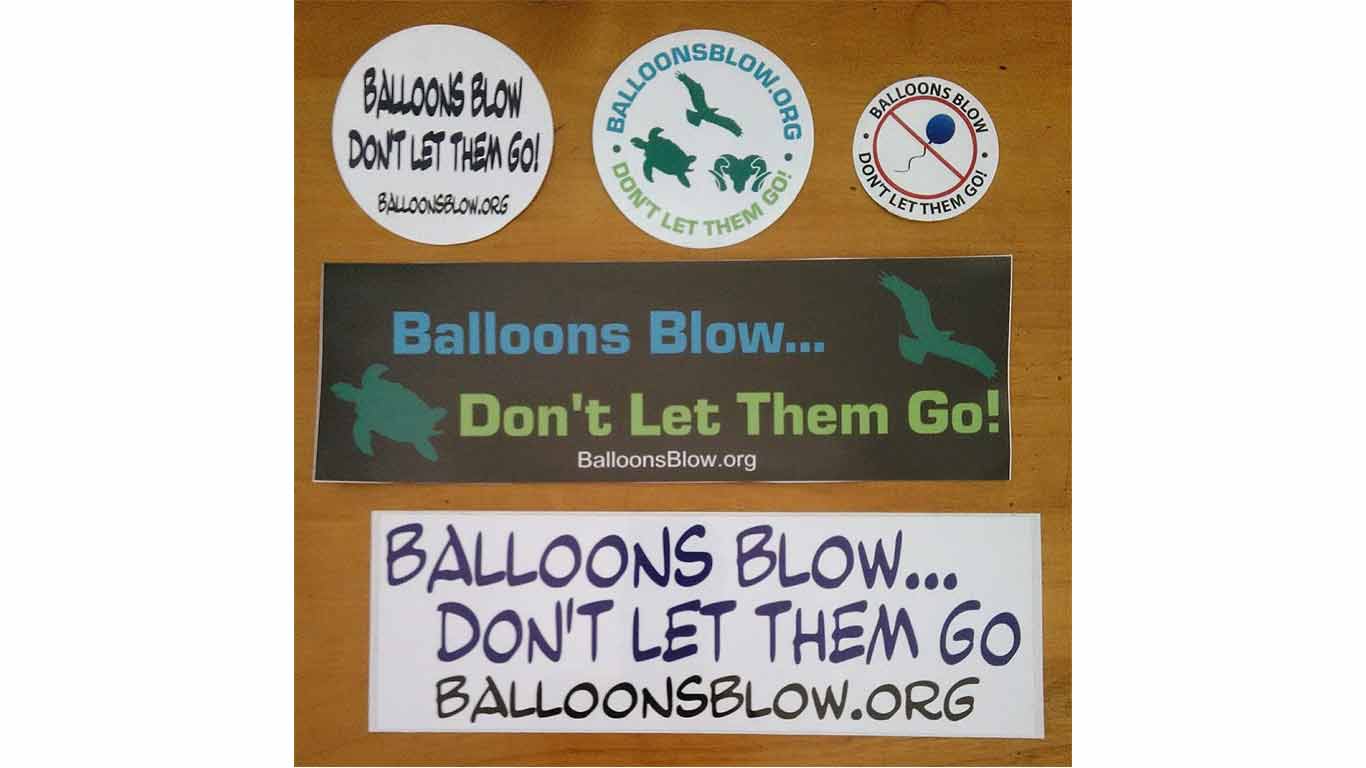 Free Balloons Blow Sticker