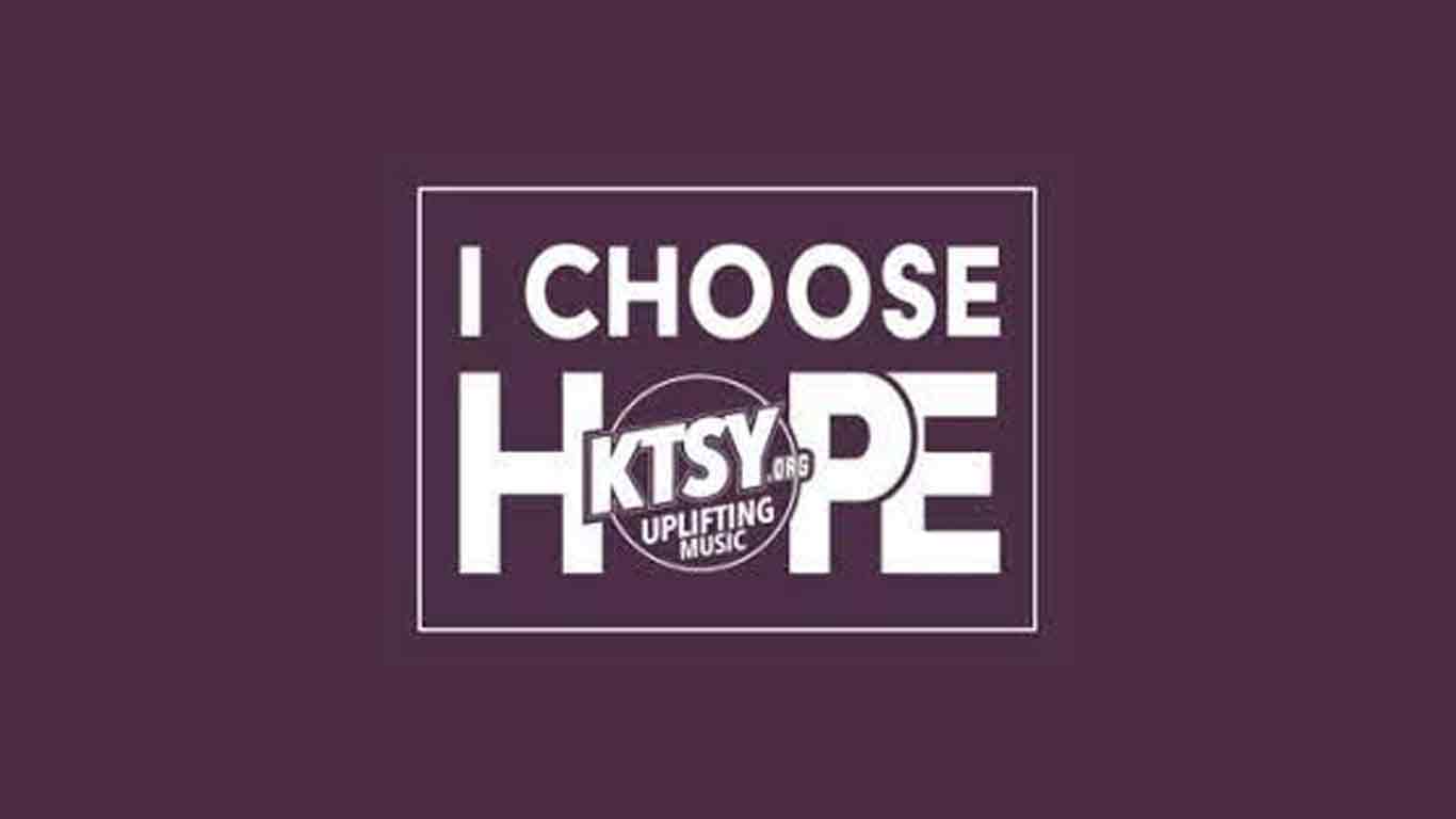 Free KTSY I Choose Hope Sticker