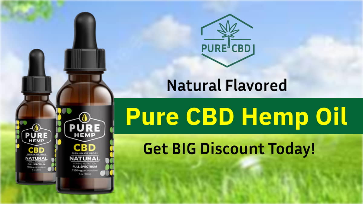 Pure CBD Hemp Oil – Full Spectrum: Get Rid of Anxiety, Stress, & Chronic Pains (US Only)