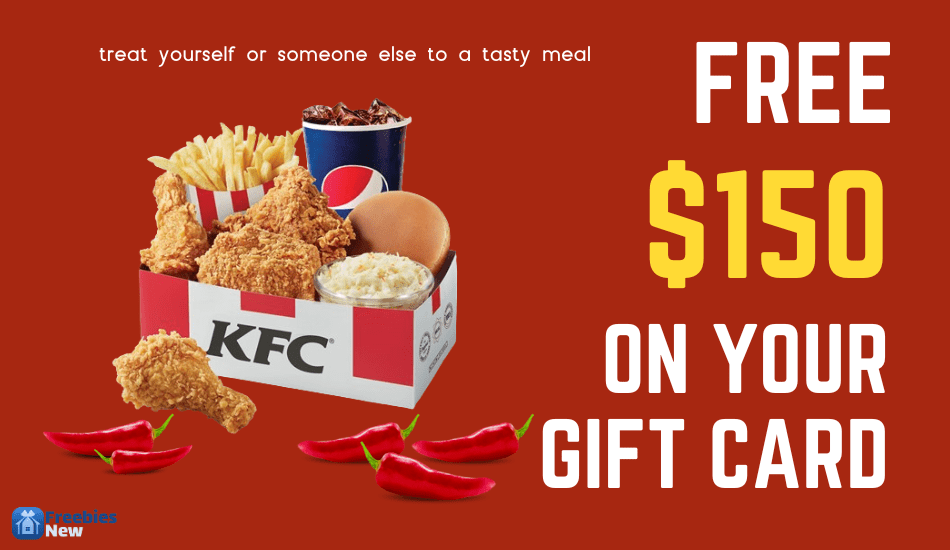  $150 KFC Gift Card Giveaway