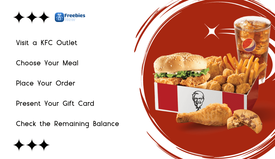 How to use KFC gift card?