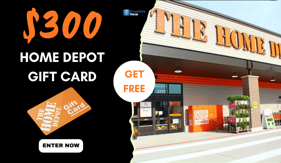Score $300 Home Depot Gift Card with Prizegrab