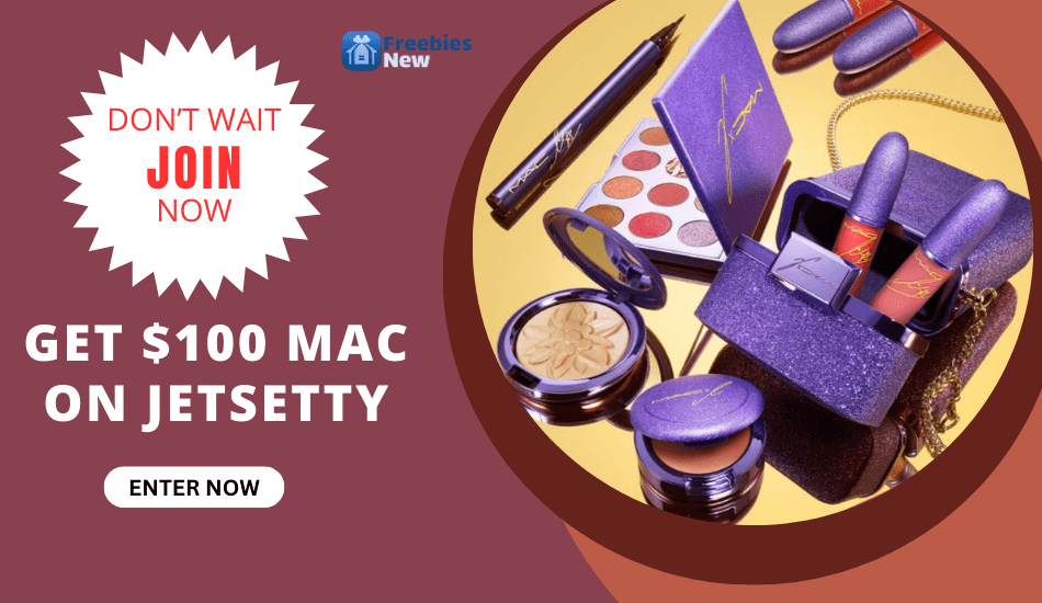 win $100 free for MAC makeup products on Jetsetty