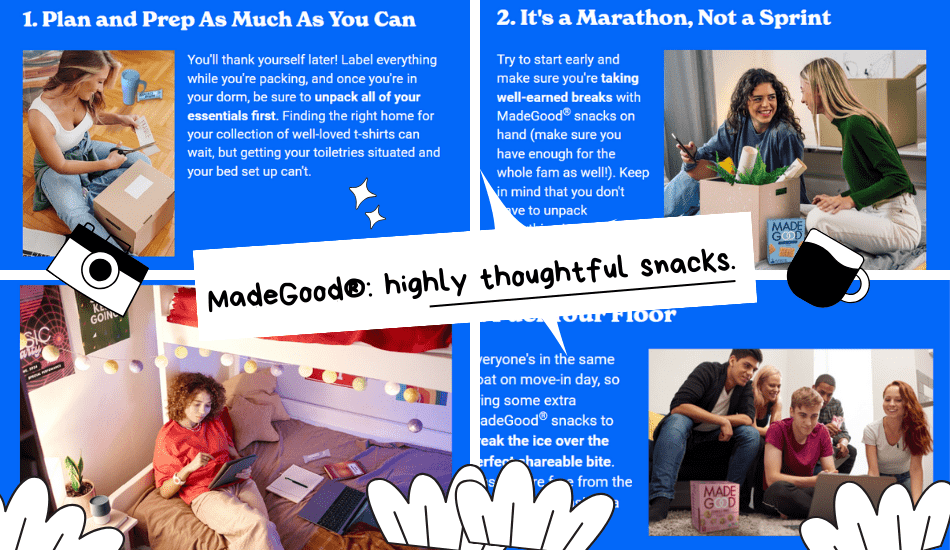 Bring MadeGood Snacks Back to College with DailyBreak